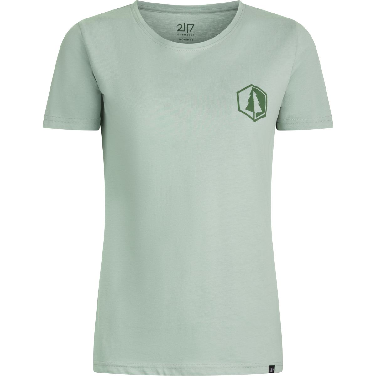 2117 of Sweden Apelviken, T-Shirt, Damen, grün — 2