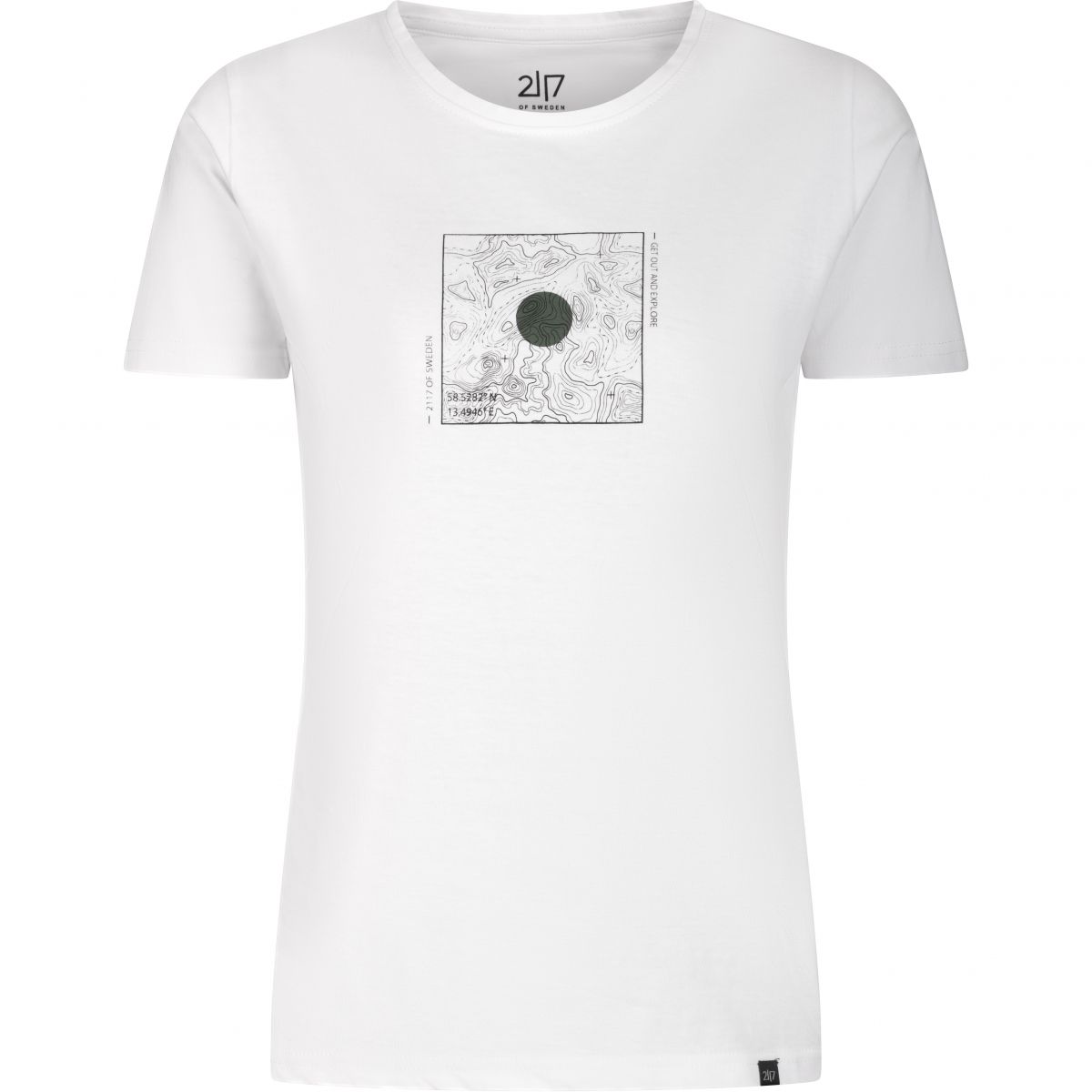 2117 of Sweden Apelviken, T-Shirt, Damen, weiß — 2