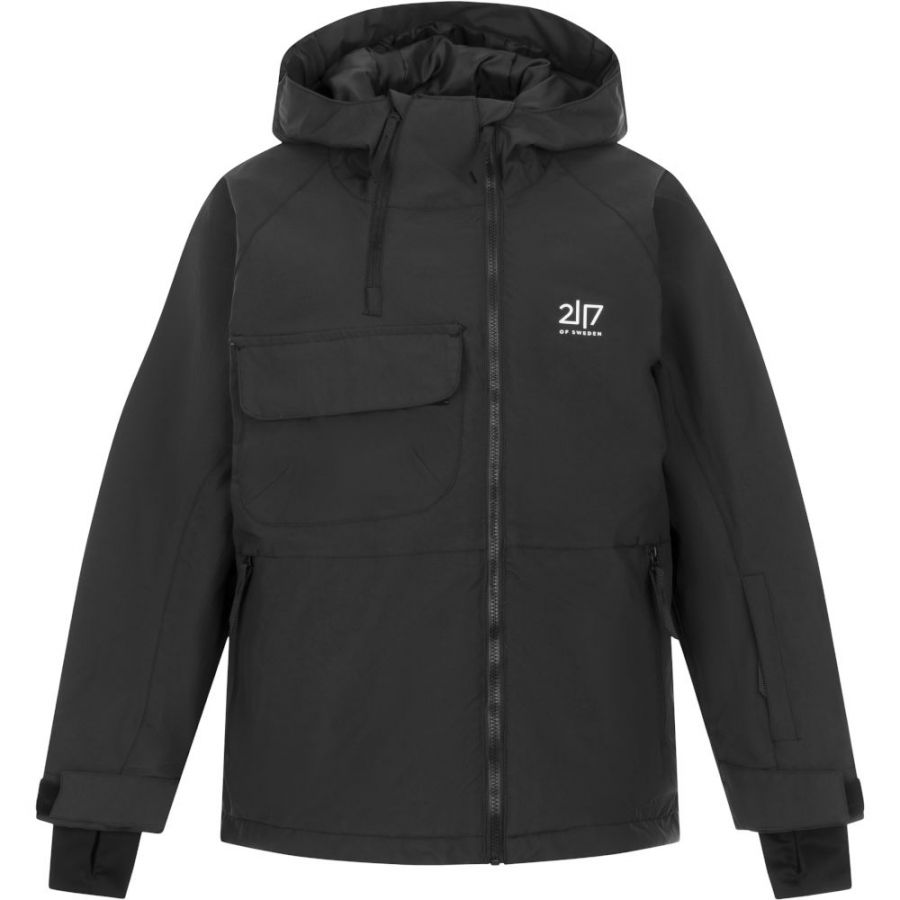 2117 of Sweden Kidden, Skijacke, Junior, schwarz