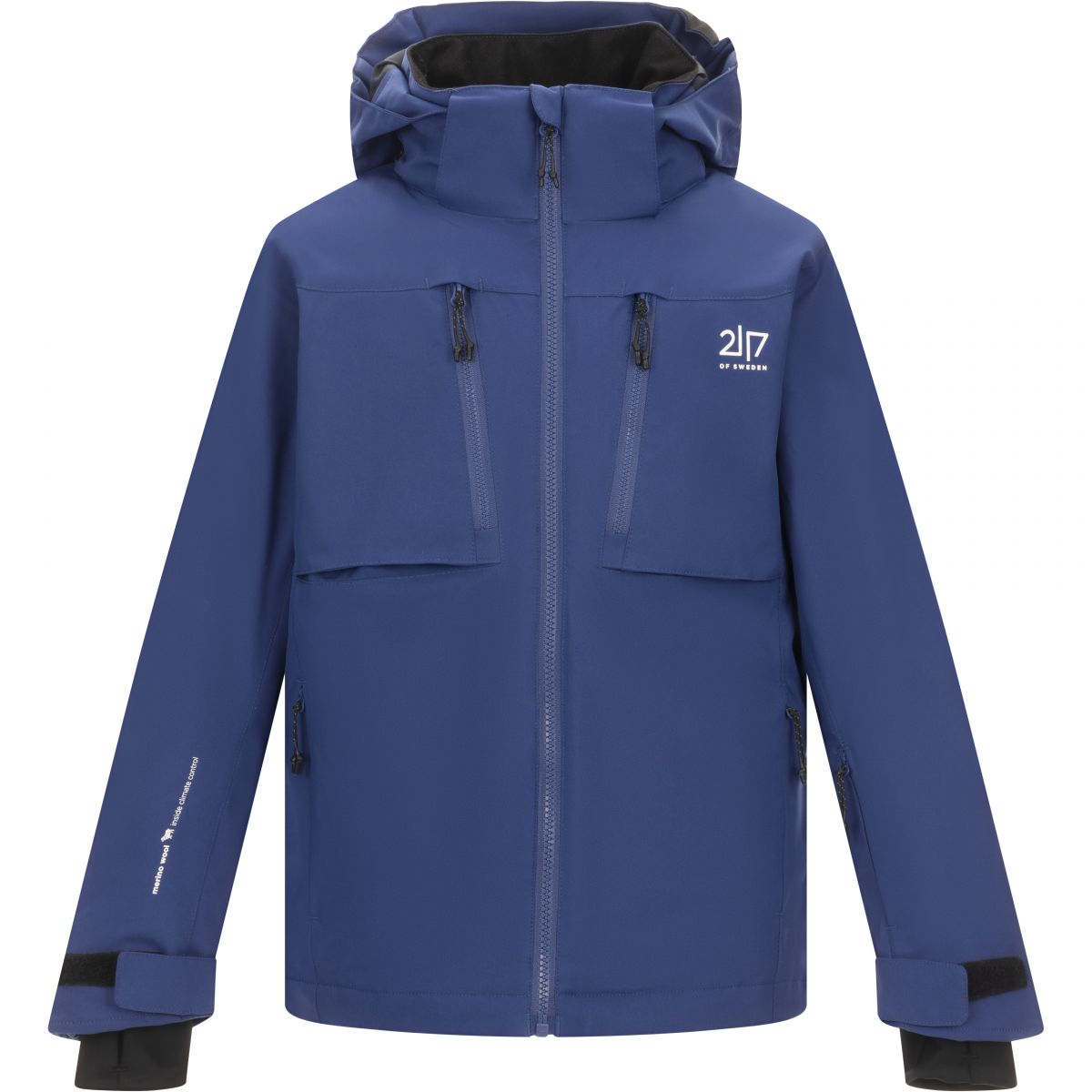 2117 of Sweden Lillpite, Skijacke, Junior, blau — 2