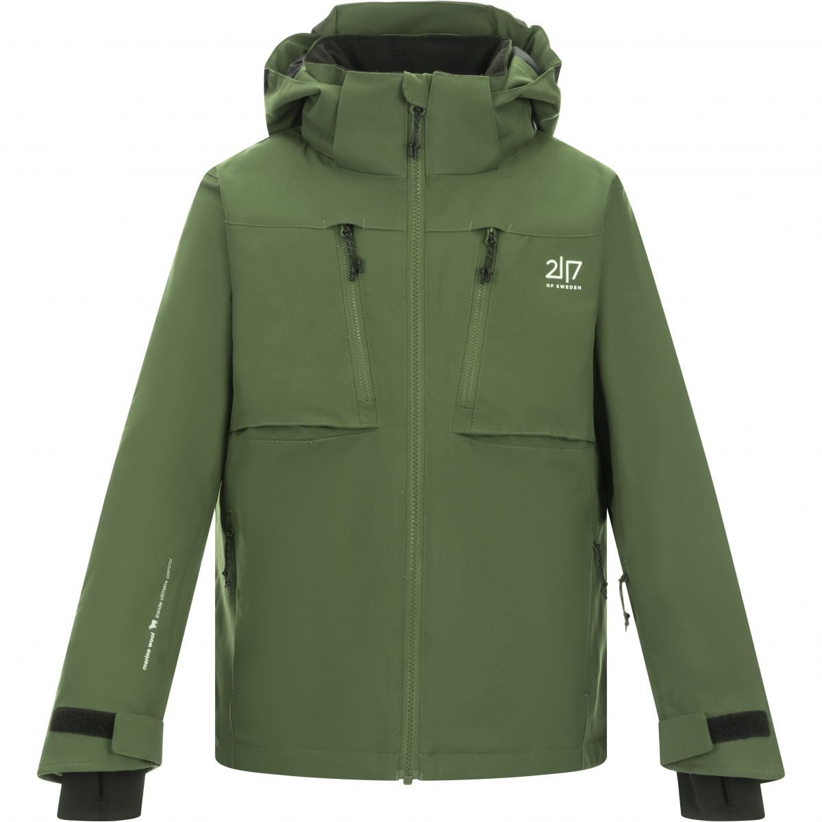 2117 of Sweden Lillpite, Skijacke, Junior, grün — 2