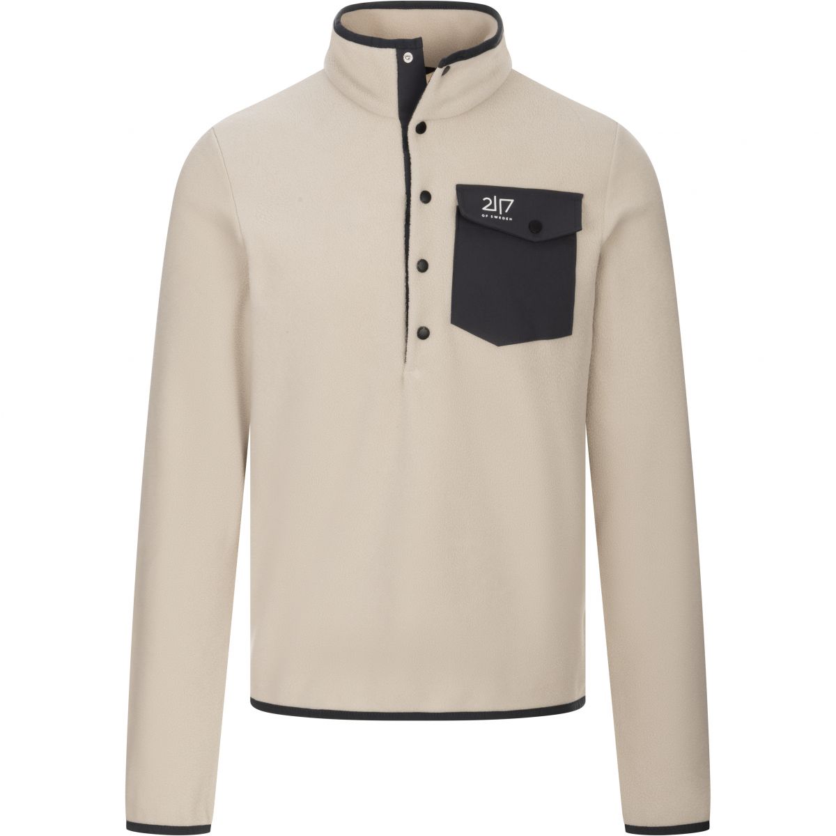 2117 of Sweden Matsdal, Fleecepullover, Herren, beige — 2