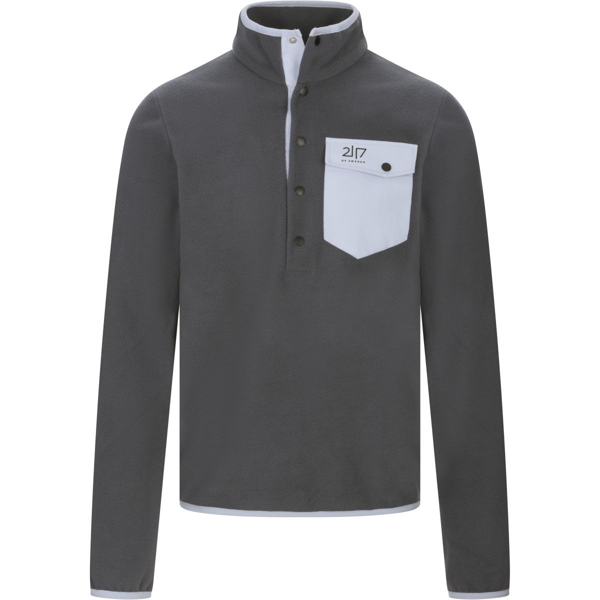 2117 of Sweden Matsdal, Fleecepullover, Herren, grau — 2
