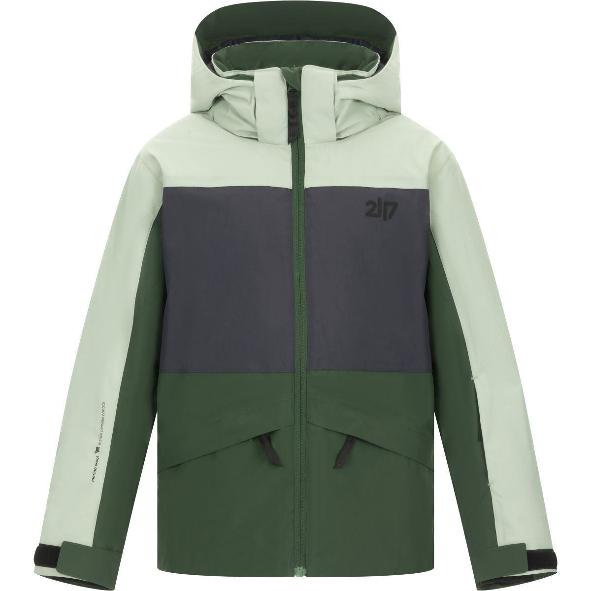 2117 of Sweden Ottebol, Skijacke, Junior, grün — 2