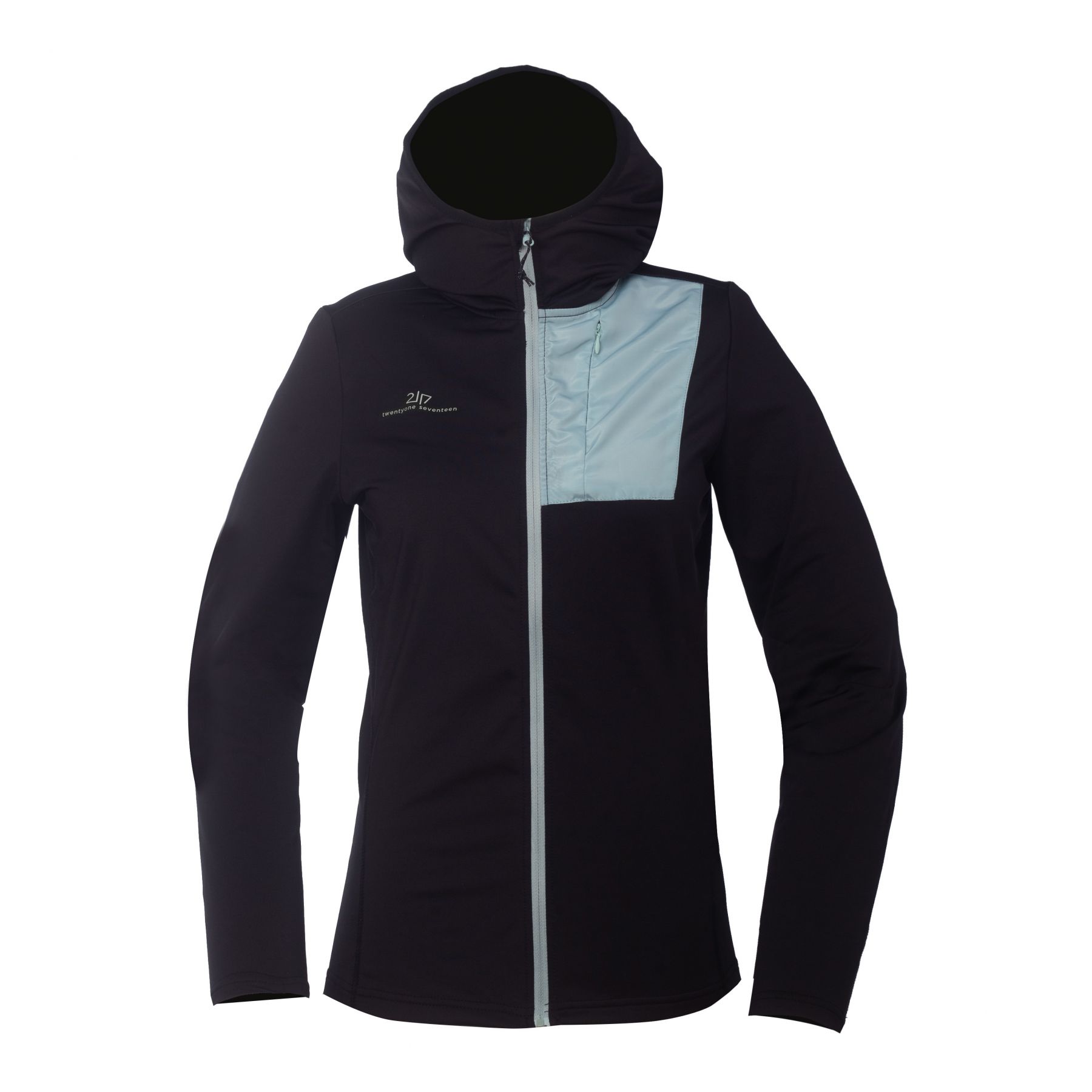 2117 of Sweden Skoges, Fleecejacke, Damen, schwarz