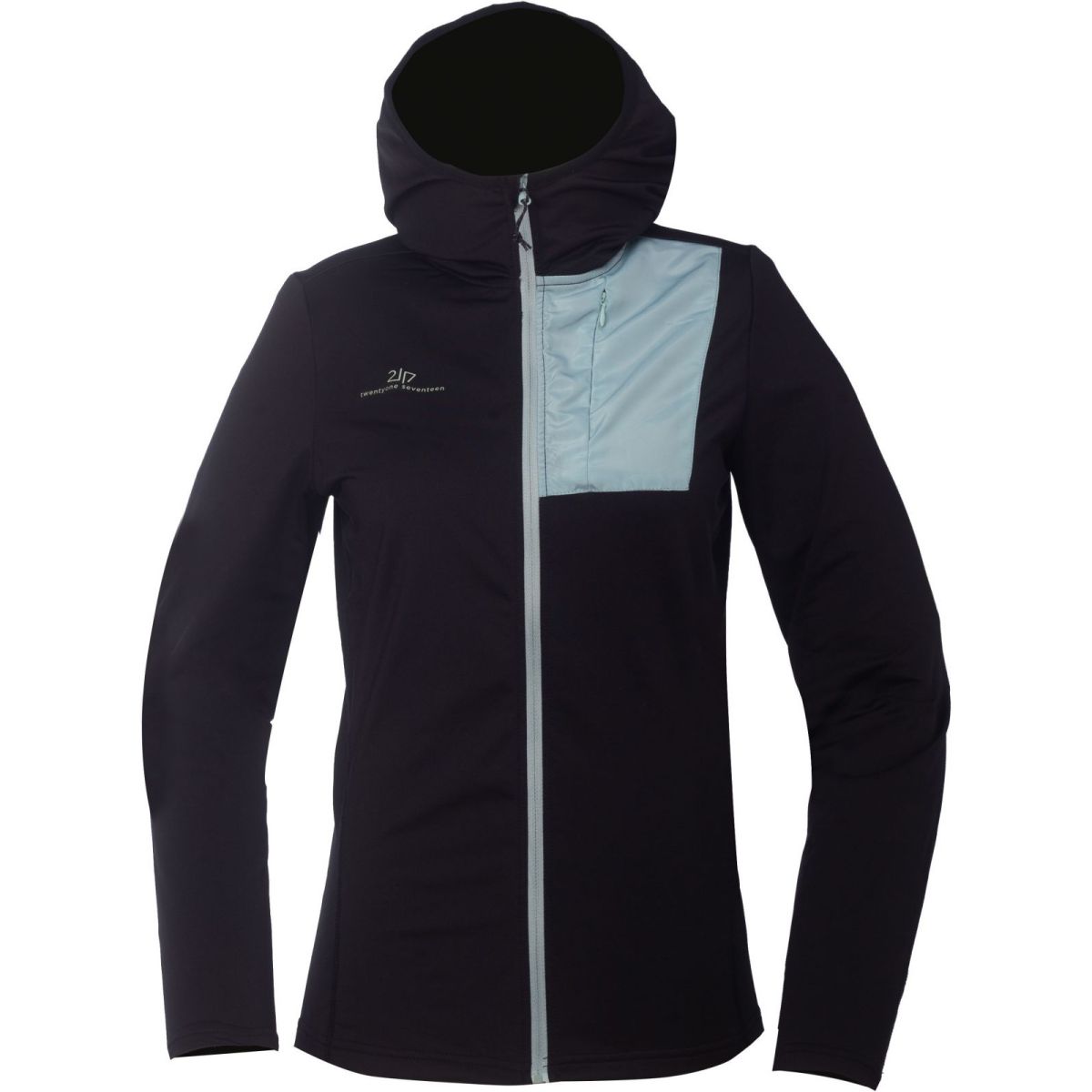 2117 of Sweden Skoges, Fleecejacke, Damen, schwarz — 2