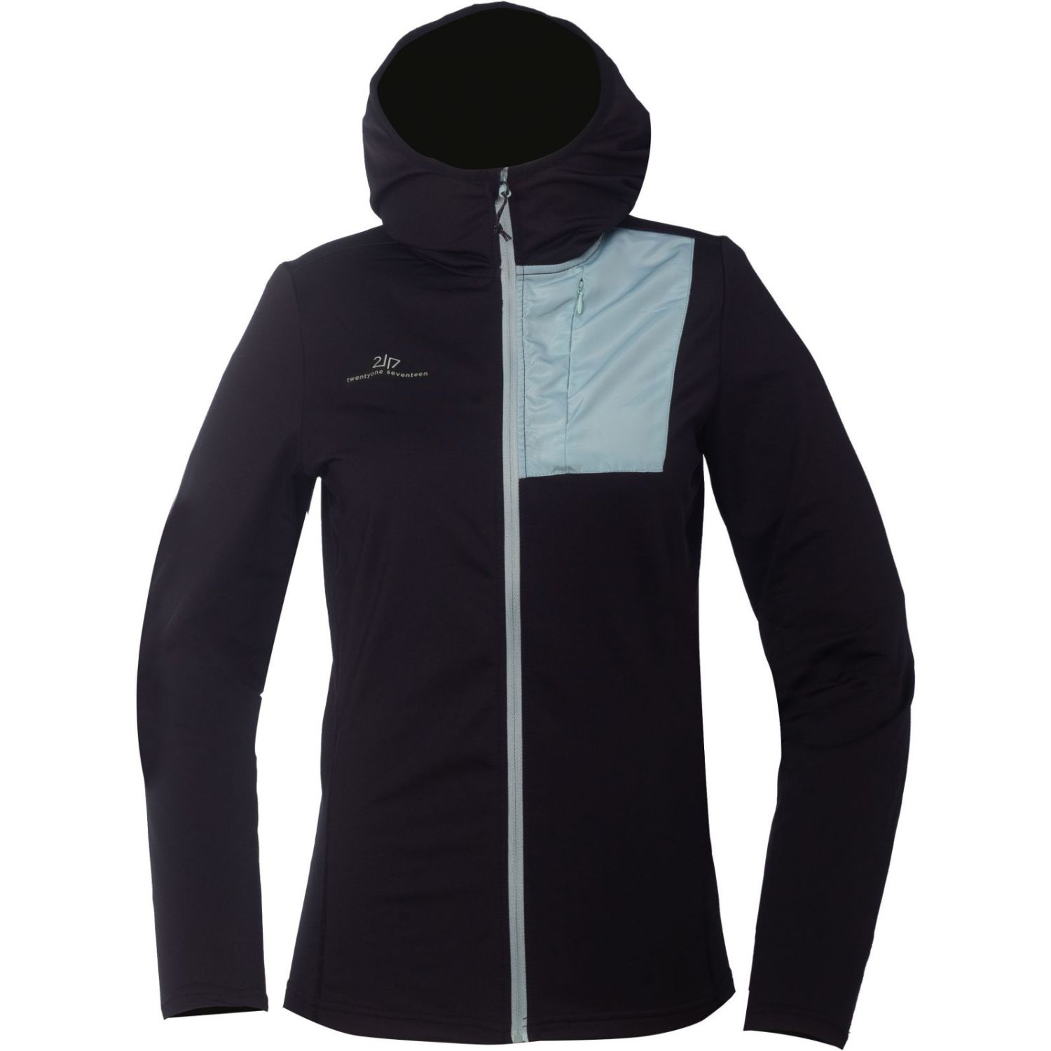 2117 of Sweden Skoges, Fleecejacke, Damen, schwarz