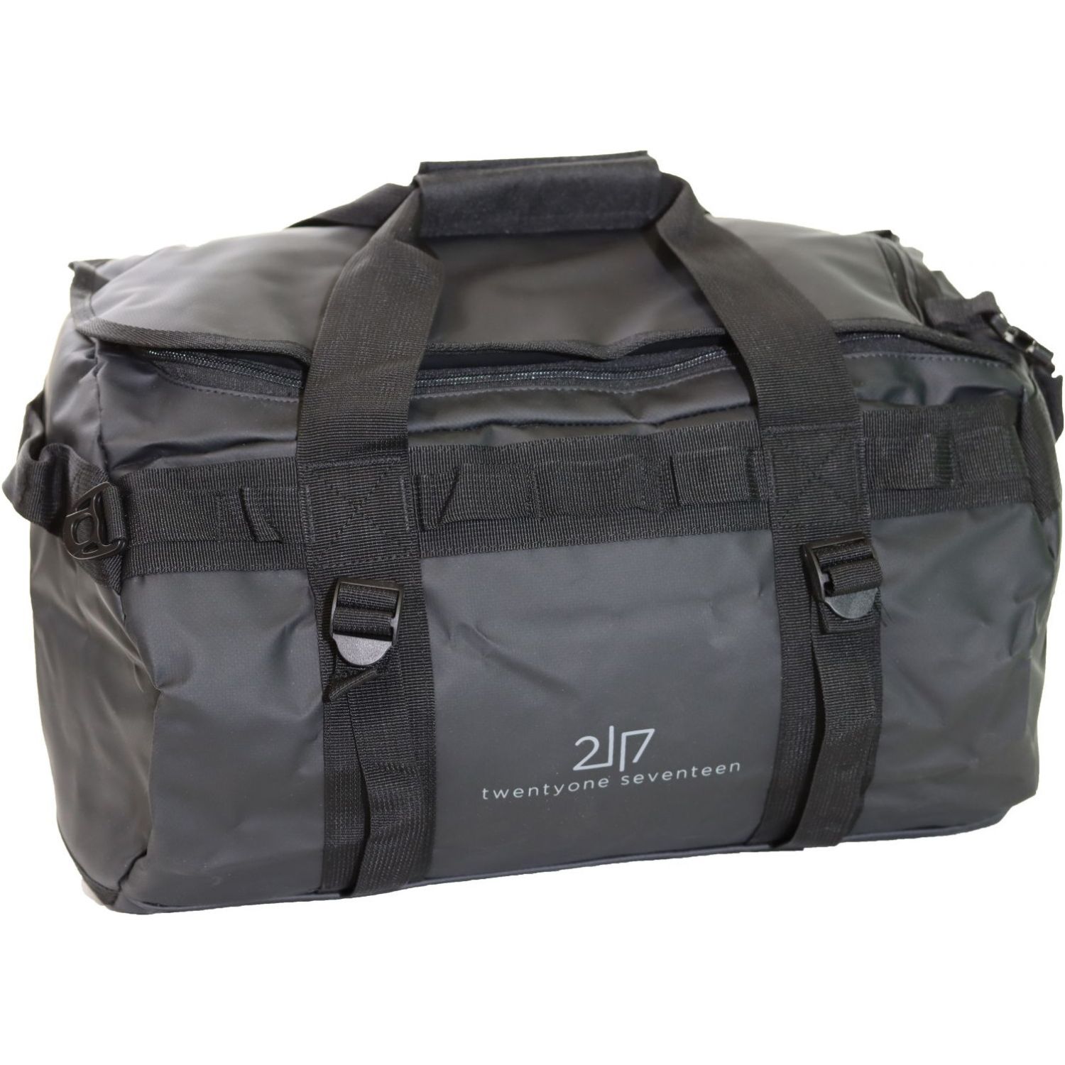 2117 of Sweden Tarpaulin Duffel Bag, 40L, schwarz