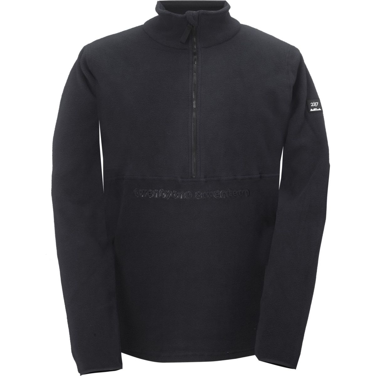 2117 of Sweden Trollebo, Fleecepullover, Herren, schwarz — 2