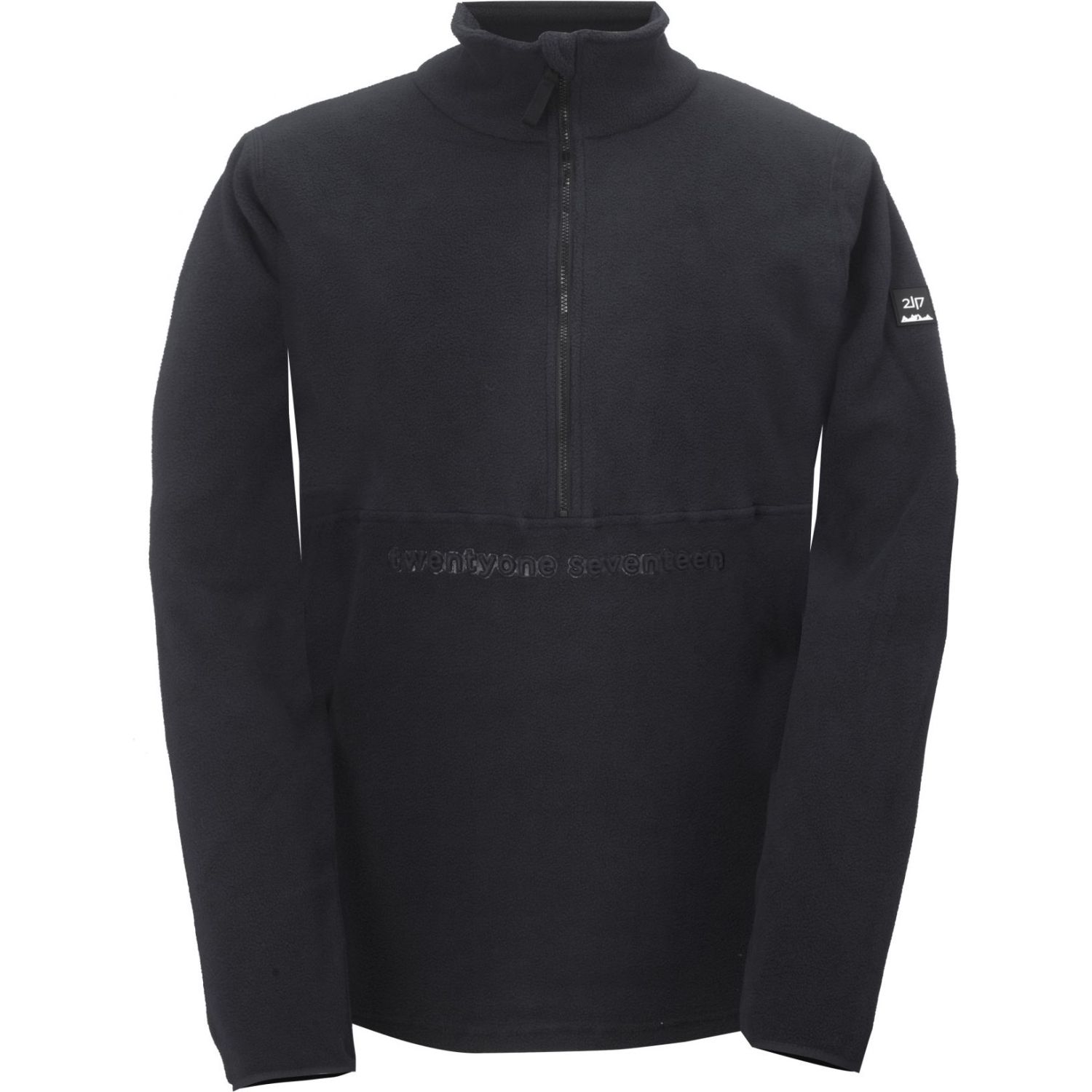 2117 of Sweden Trollebo, Fleecepullover, Herren, schwarz