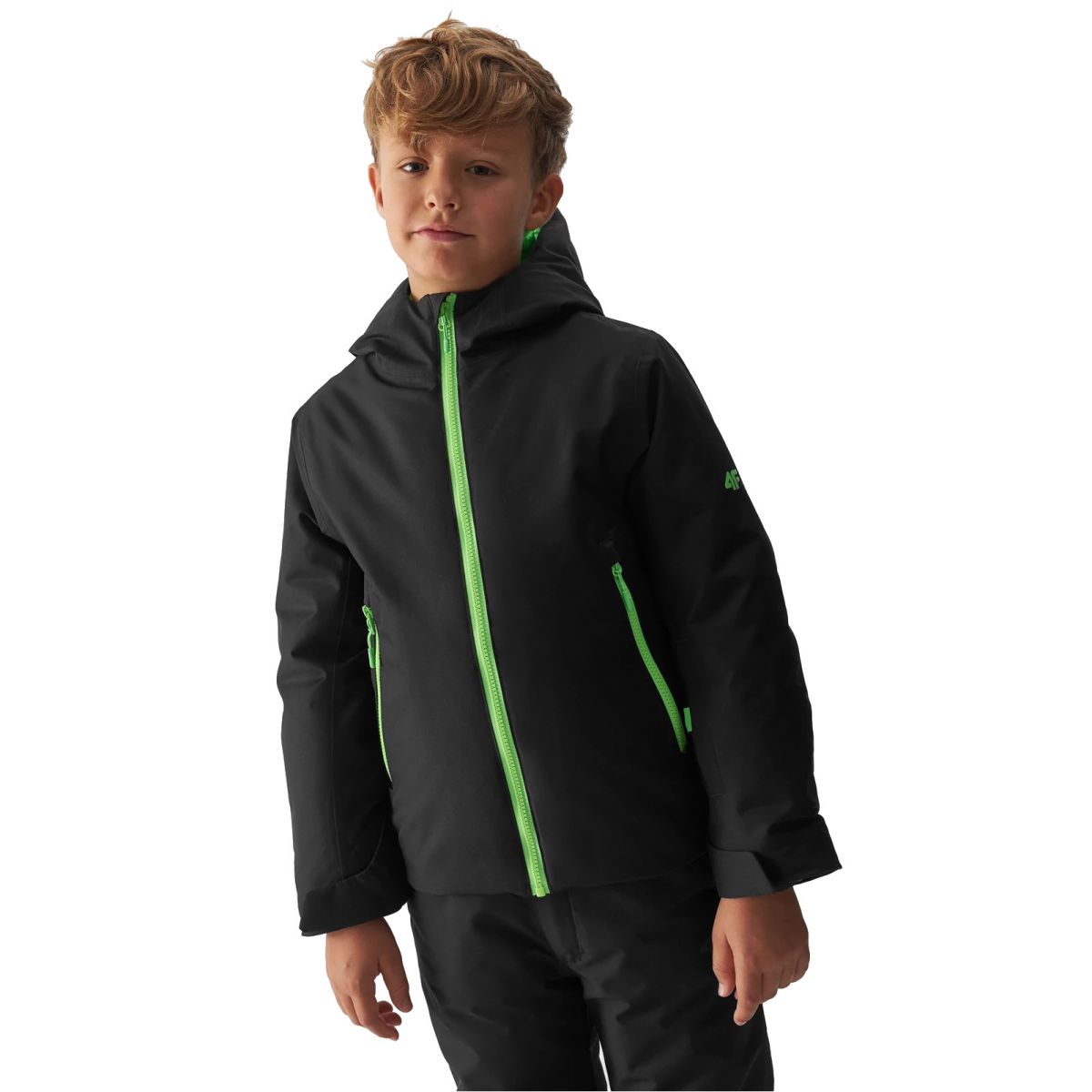 4F Daniel, Skijacke, Junior, schwarz — 2
