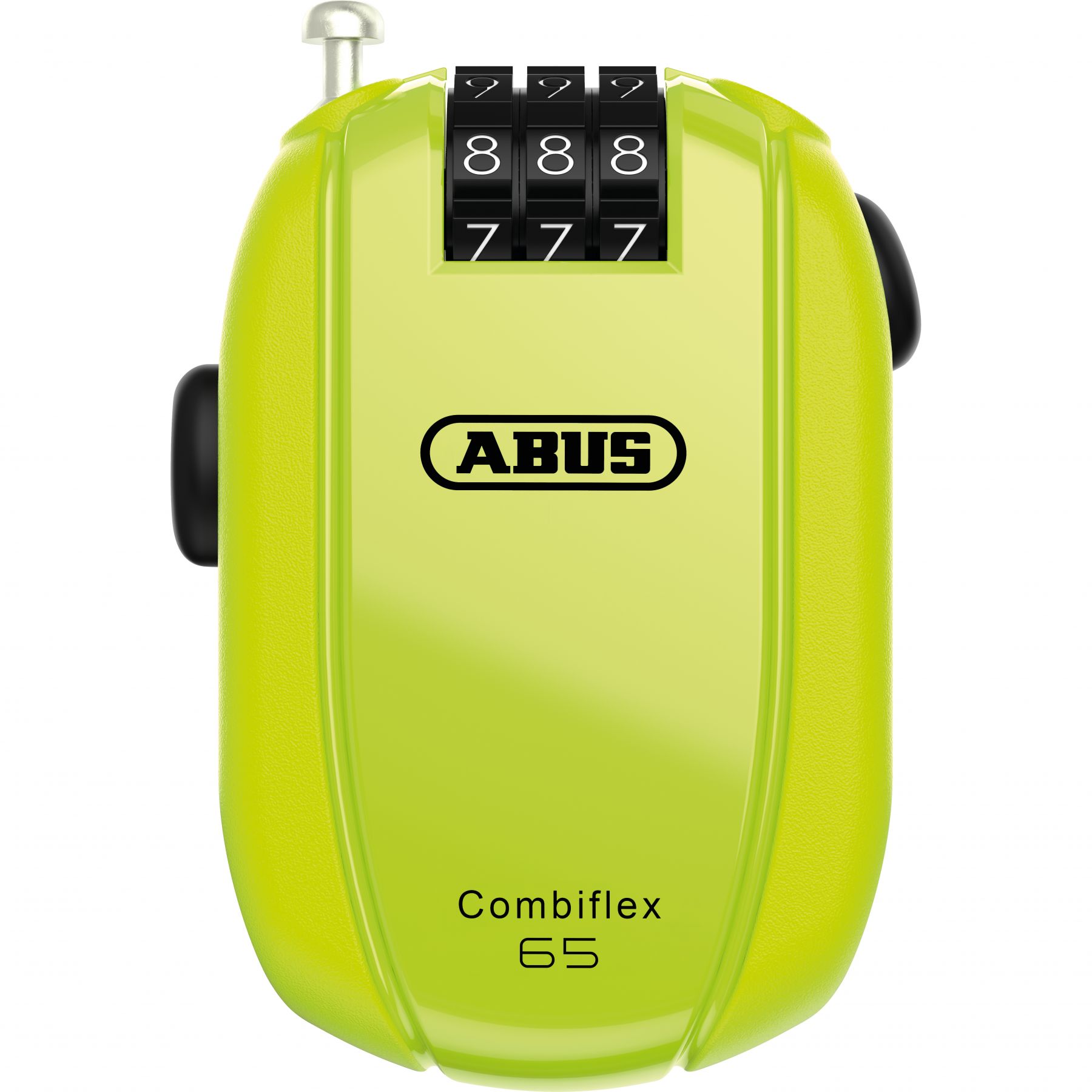 Abus Combiflex™ StopOver 65, Kabelschloss, neon gelb
