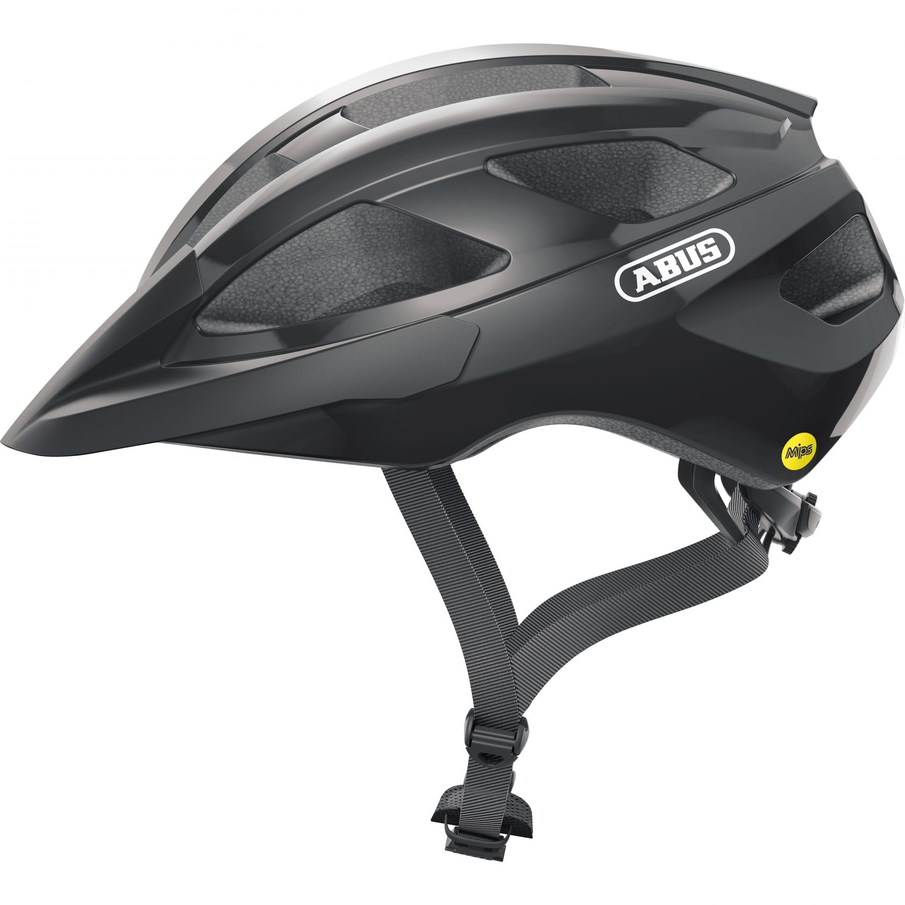 Abus Macator MIPS, Fahrradhelm, schwarz