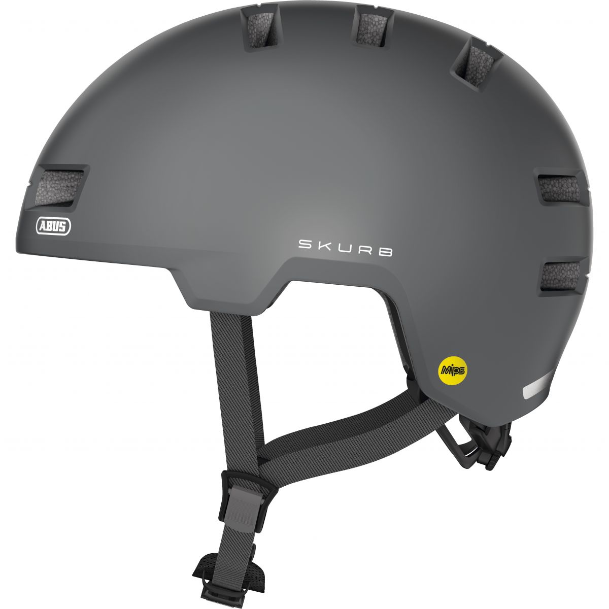 Abus Skurb MIPS, Fahrradhelm, grau — 2