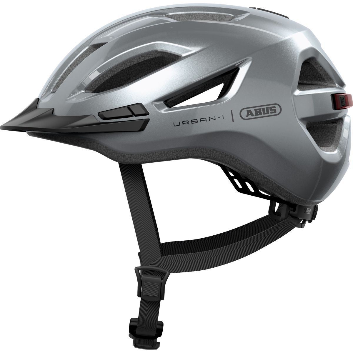 ABUS Urban-I 4.0, Fahrradhelm, silber — 2
