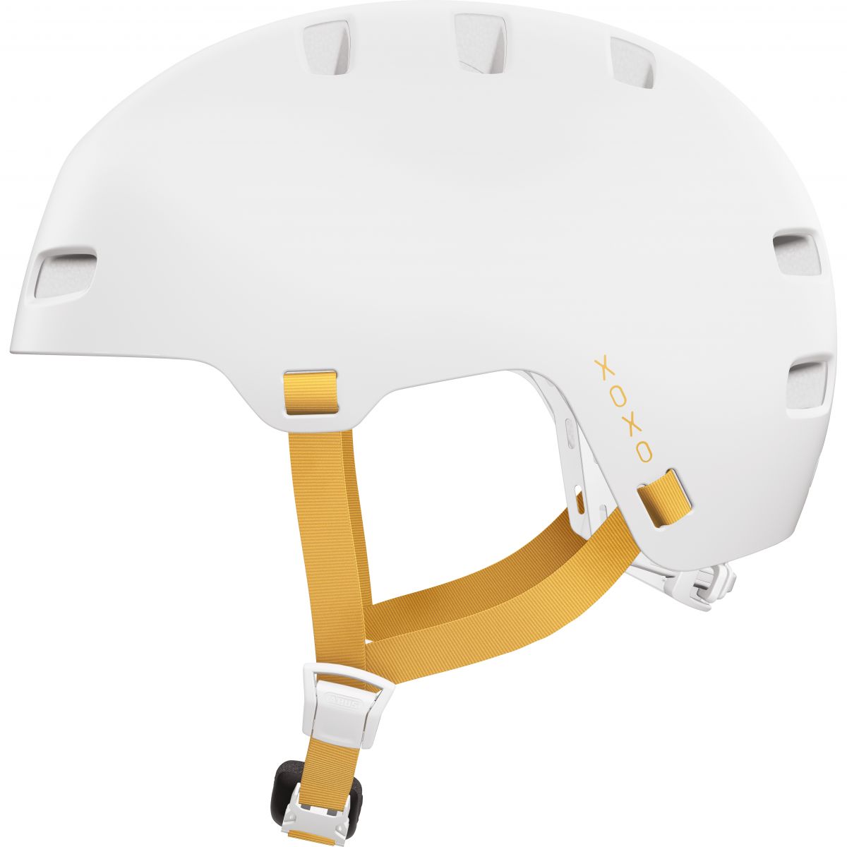 Abus XOXO, Fahrradhelm, matt weiß — 2