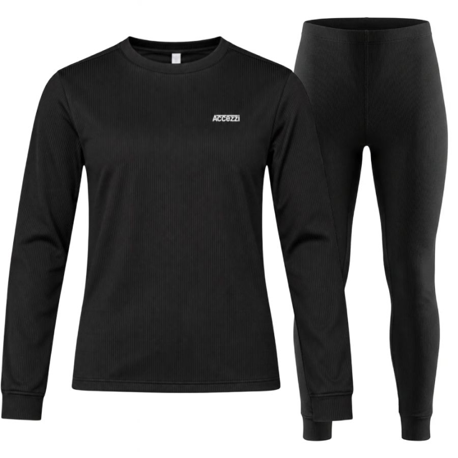 Accezzi Baselayer, Skiunterwäsche, Damen, schwarz