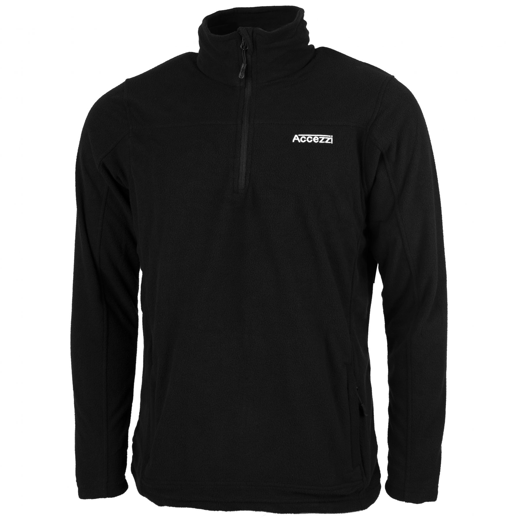 Accezzi Fleecepullover, Herren, schwarz