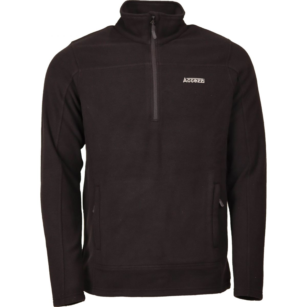 Accezzi Fleecepullover, Herren, schwarz — 2