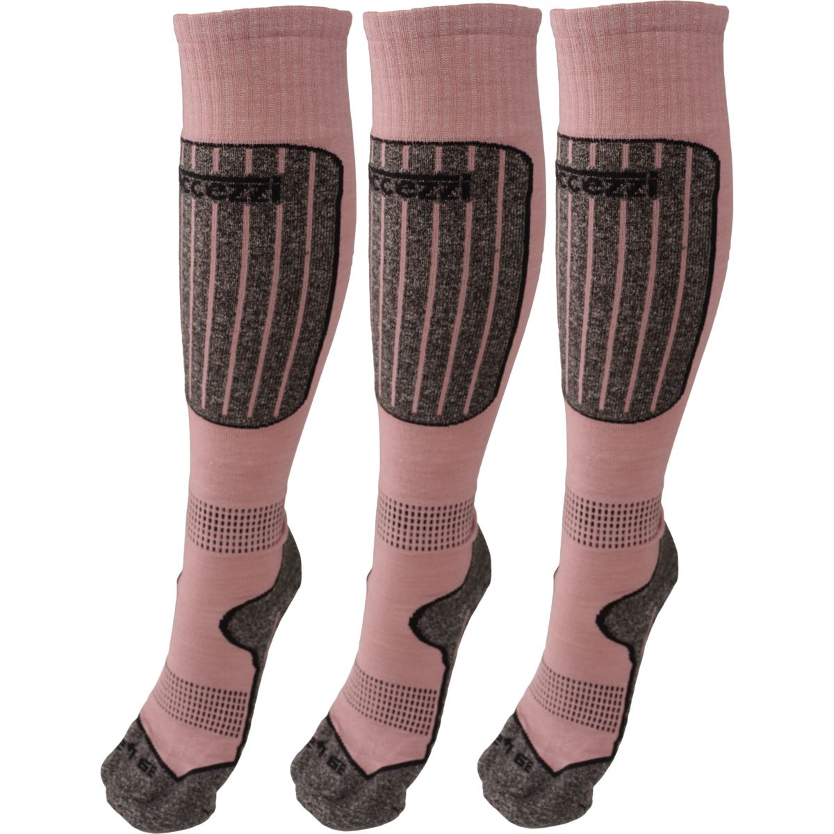 Accezzi Merino 20, Skisocken, Damen, 3 Paar, rosa — 2