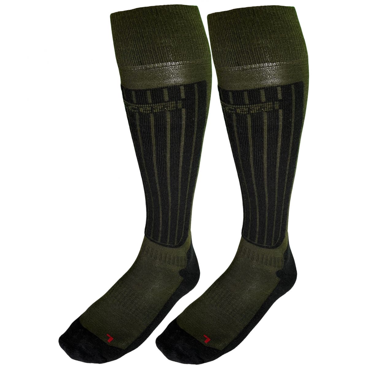Accezzi Merino 80, Skisocken, 2 Paar, grün — 2