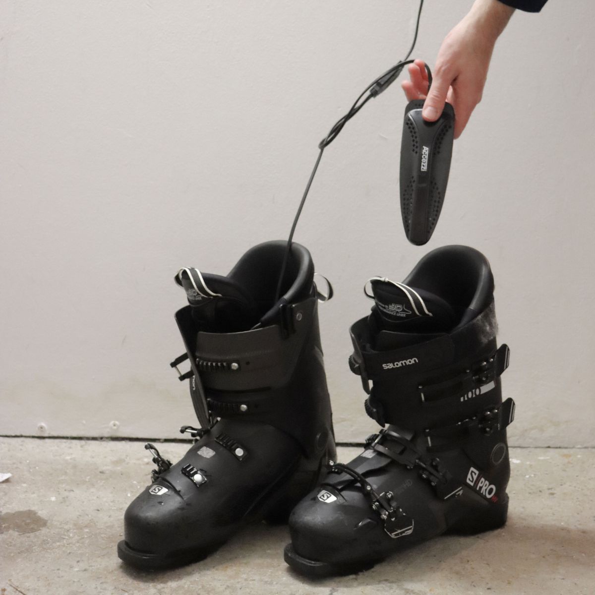 Accezzi Schuh- und Stiefelwärmer, schwarz/gelb — 2