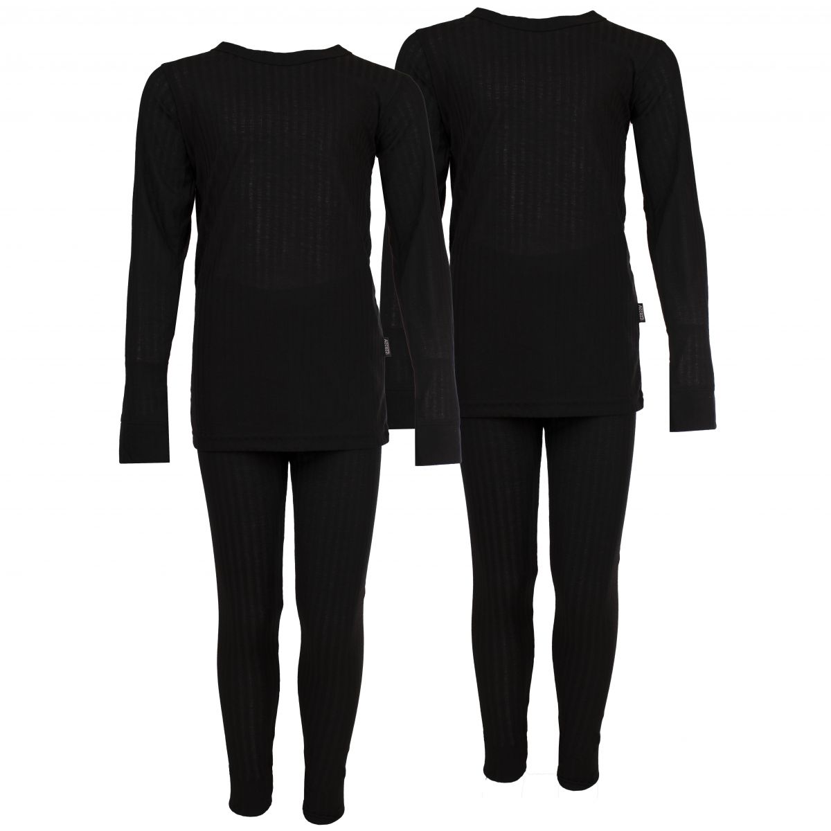 Accezzi Skiunterwäsche, Junior, schwarz, 2 Sets — 2