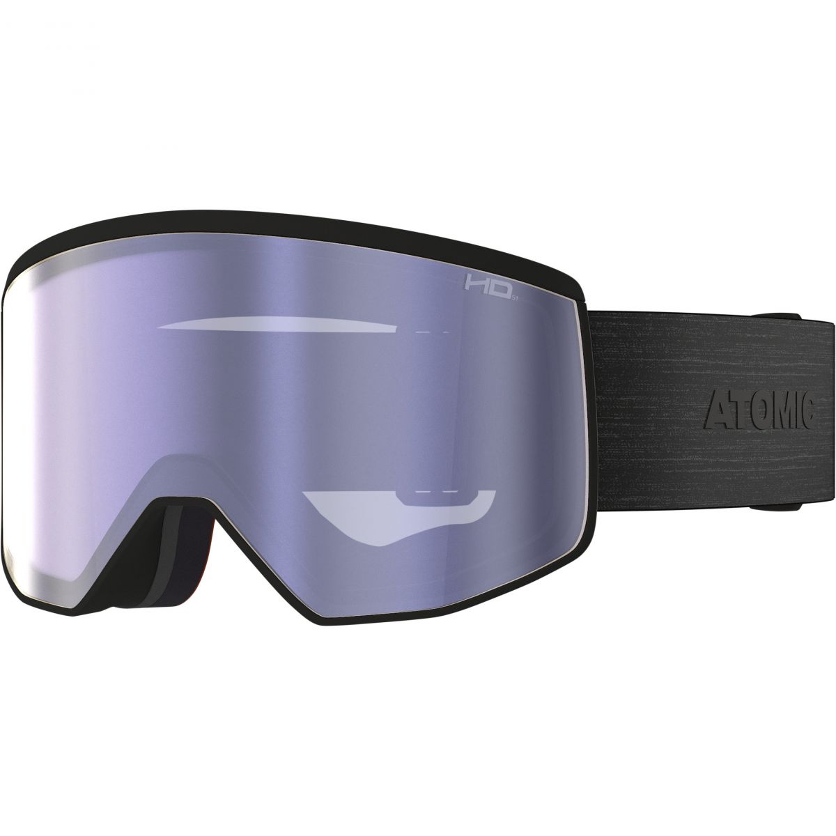 Atomic Four Pro HD, Skibrille, schwarz — 2
