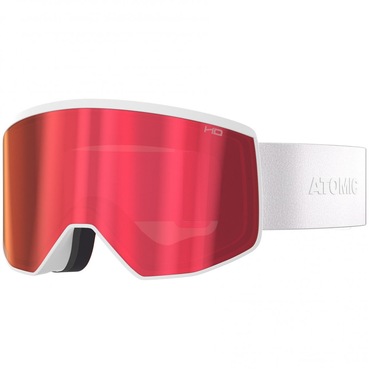 Atomic Four Pro HD, Skibrille, weiß — 2