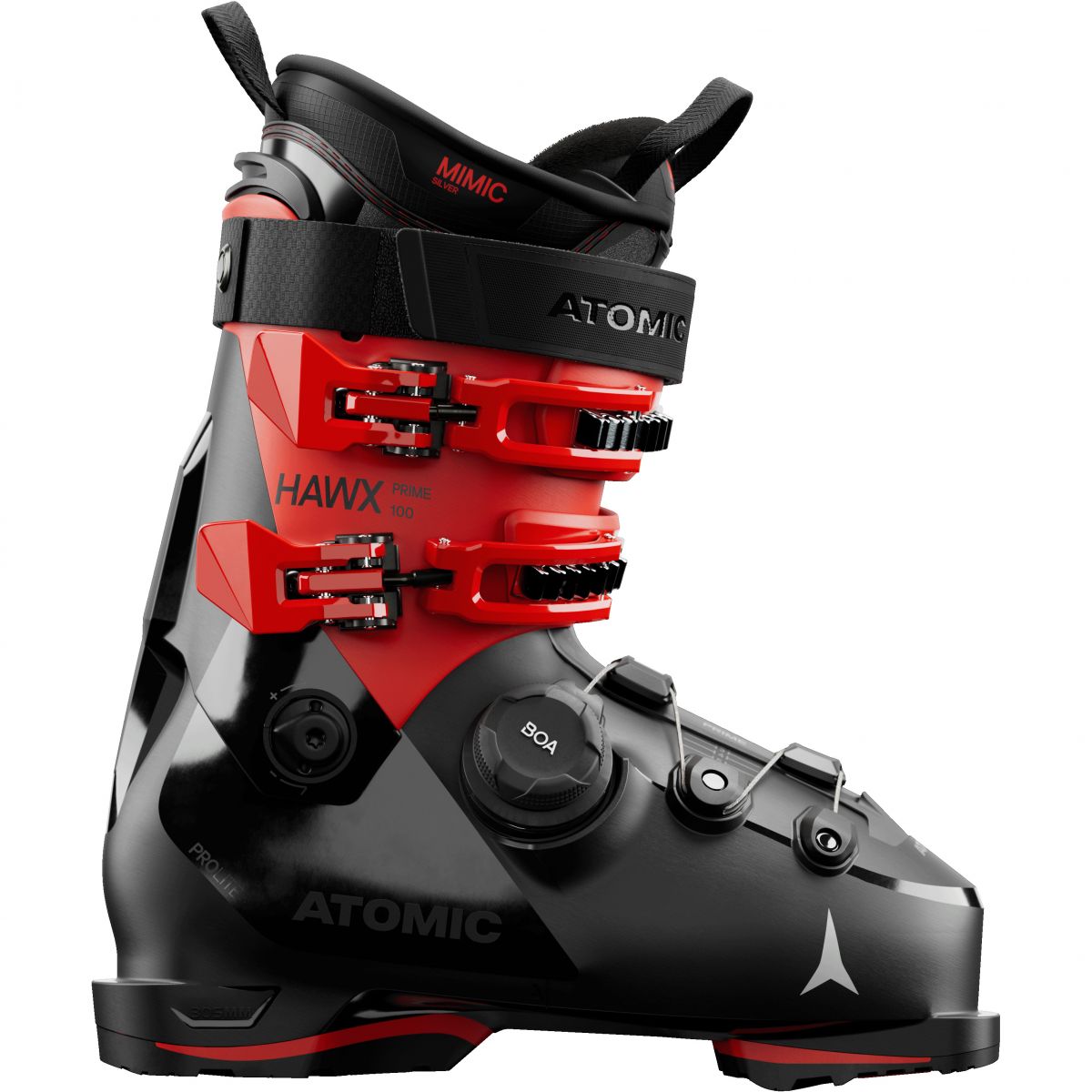 Atomic Hawx prime 100 BOA, Skischuhe, Herren, schwarz/rot — 2