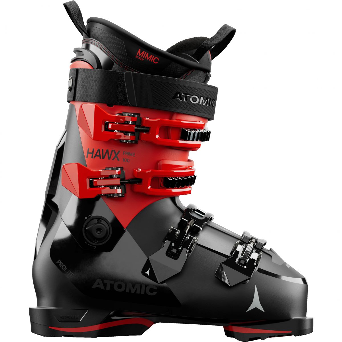 Atomic Hawx prime 100, Skischuhe, Herren, schwarz/rot — 2