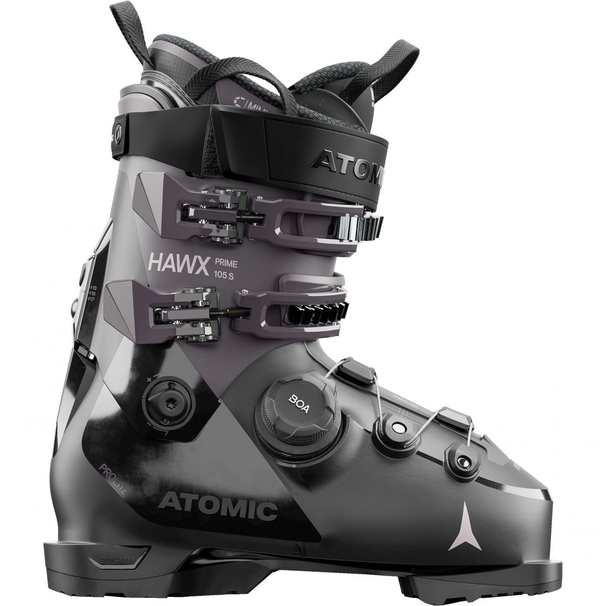 Atomic Hawx prime 105 S BOA, Skischuhe, Damen, grau/schwarz — 2