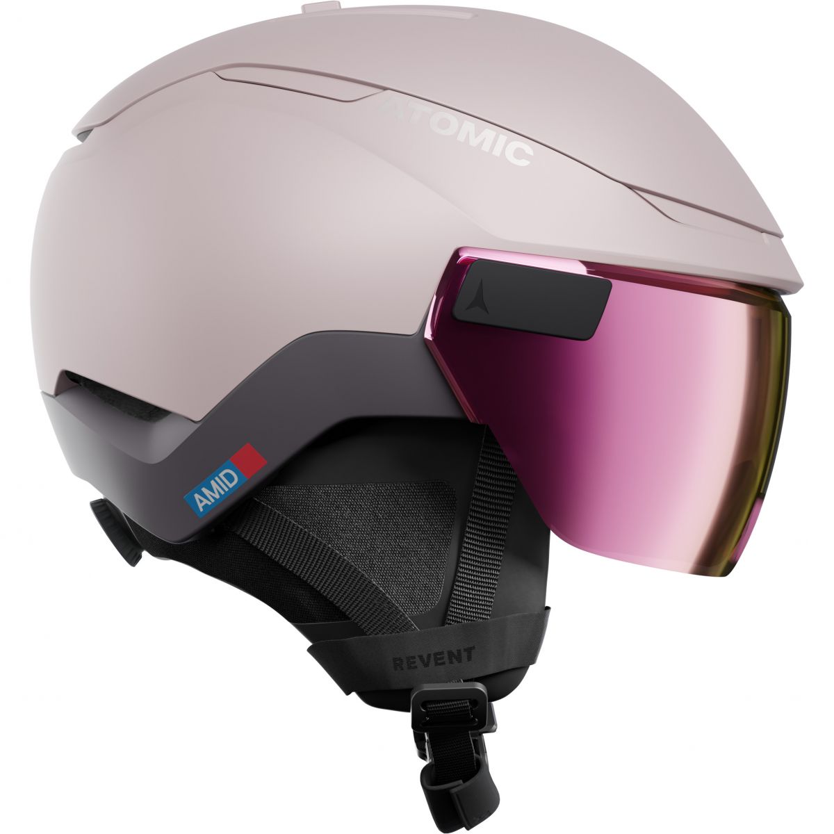 Atomic Revent GT Amid Visor HD, Skihelm mit Visier, grau — 2