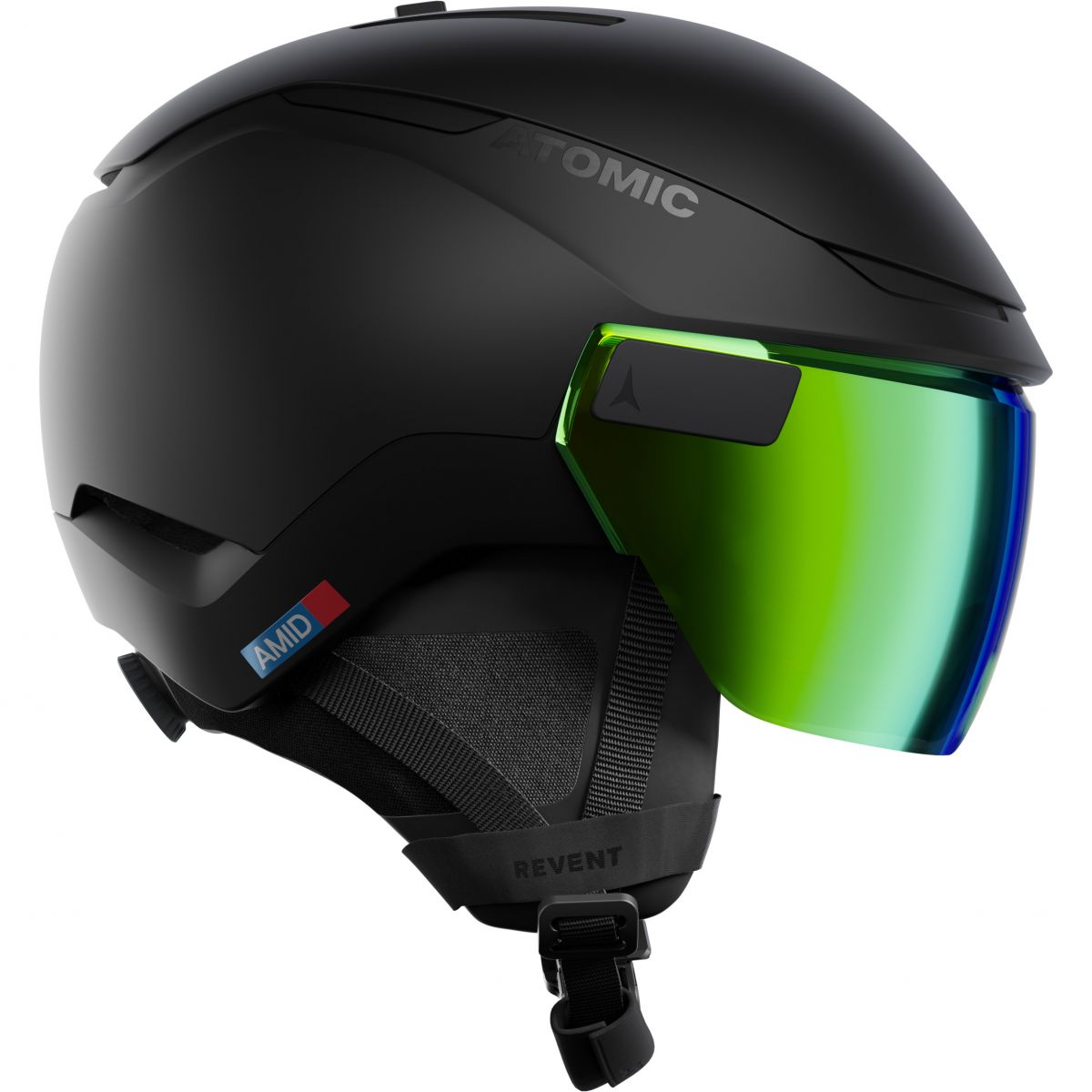 Atomic Revent GT Amid Visor HD, Skihelm mit Visier, schwarz — 2
