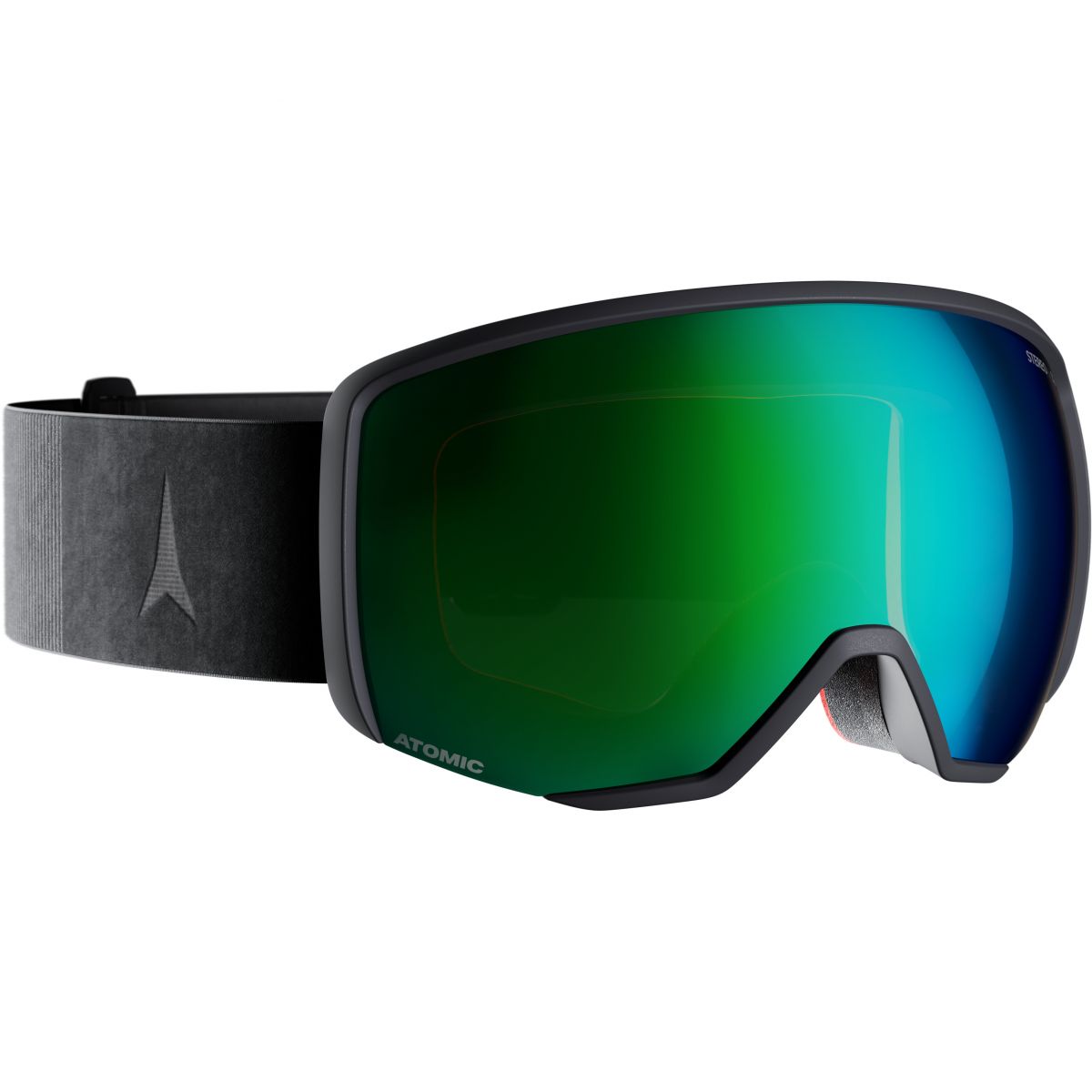 Atomic Revent L Stereo, Skibrille, schwarz — 2