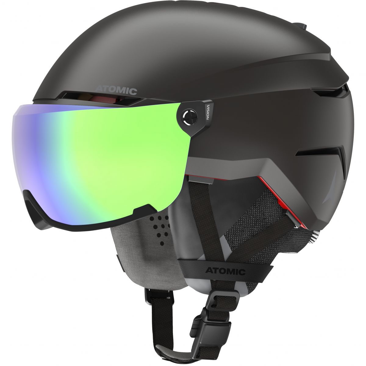 Atomic Savor Amid Visor HD, Skihelm mit Visier, schwarz — 2