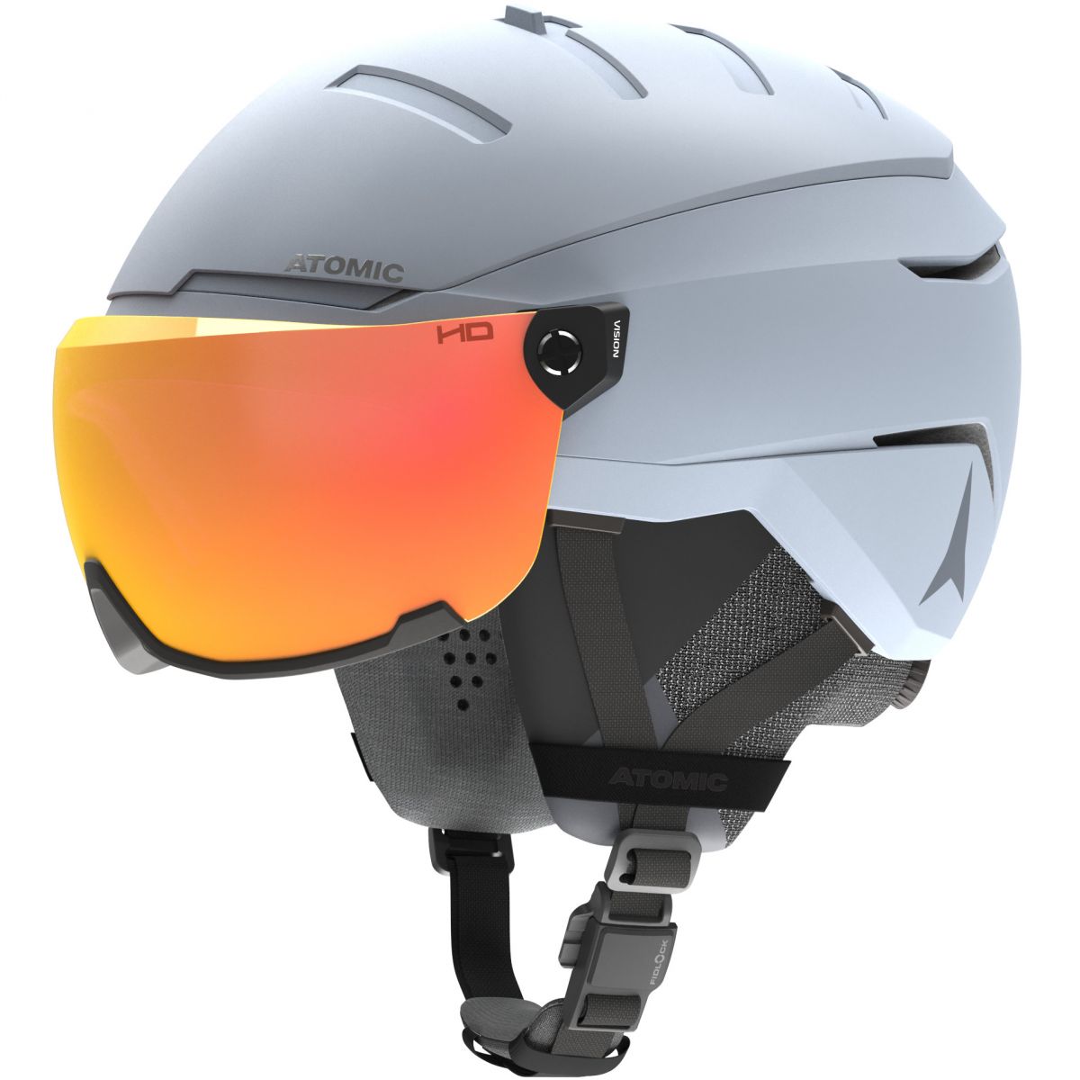 Atomic Savor GT Amid Visor HD, Skihelm mit Visier, grau — 2