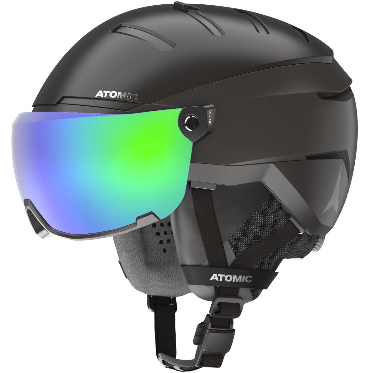 Atomic Savor GT Amid Visor HD, Skihelm mit Visier, schwarz — 2