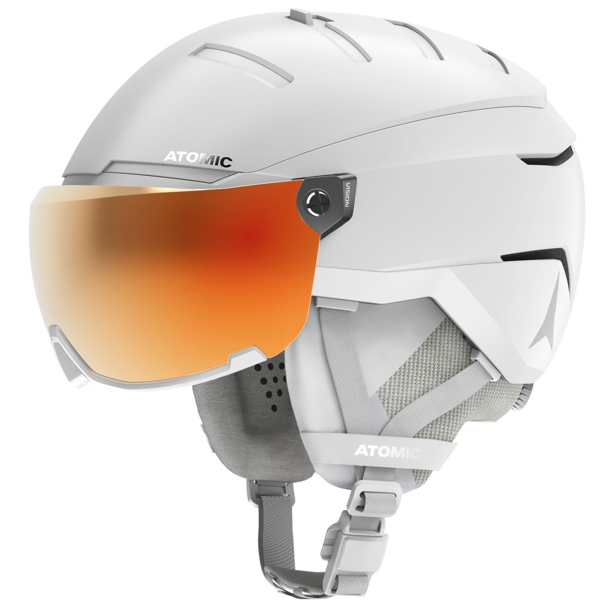 Atomic Savor GT Amid Visor HD, Skihelm mit Visier, weiß — 2