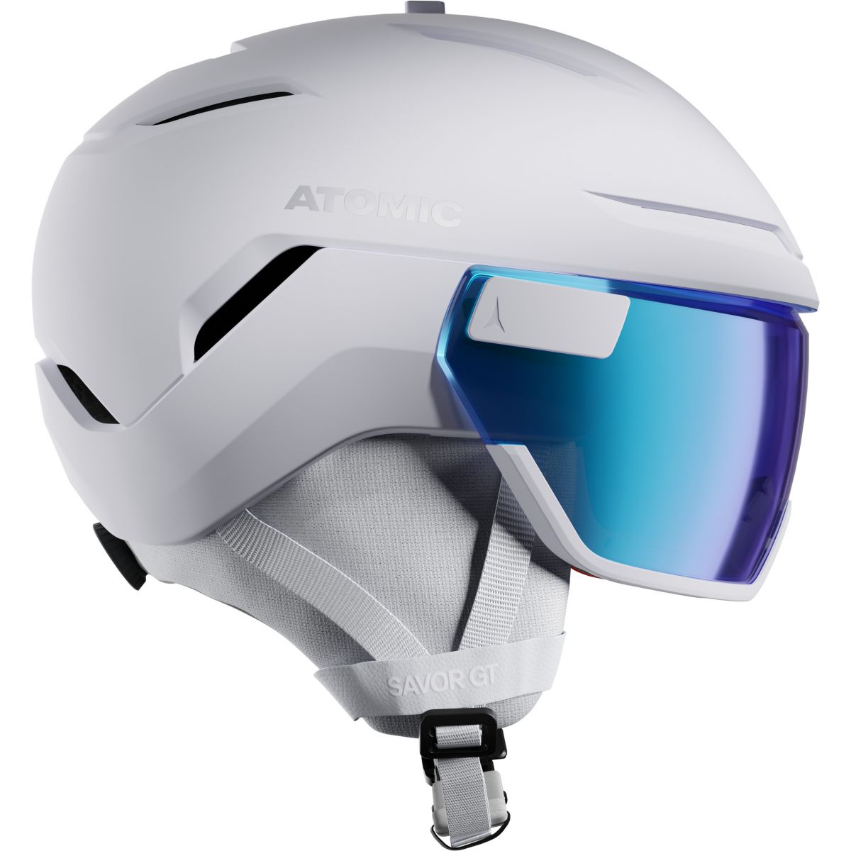 Atomic Savor GT Visor Stereo, Skihelm mit Visier, weiß — 2