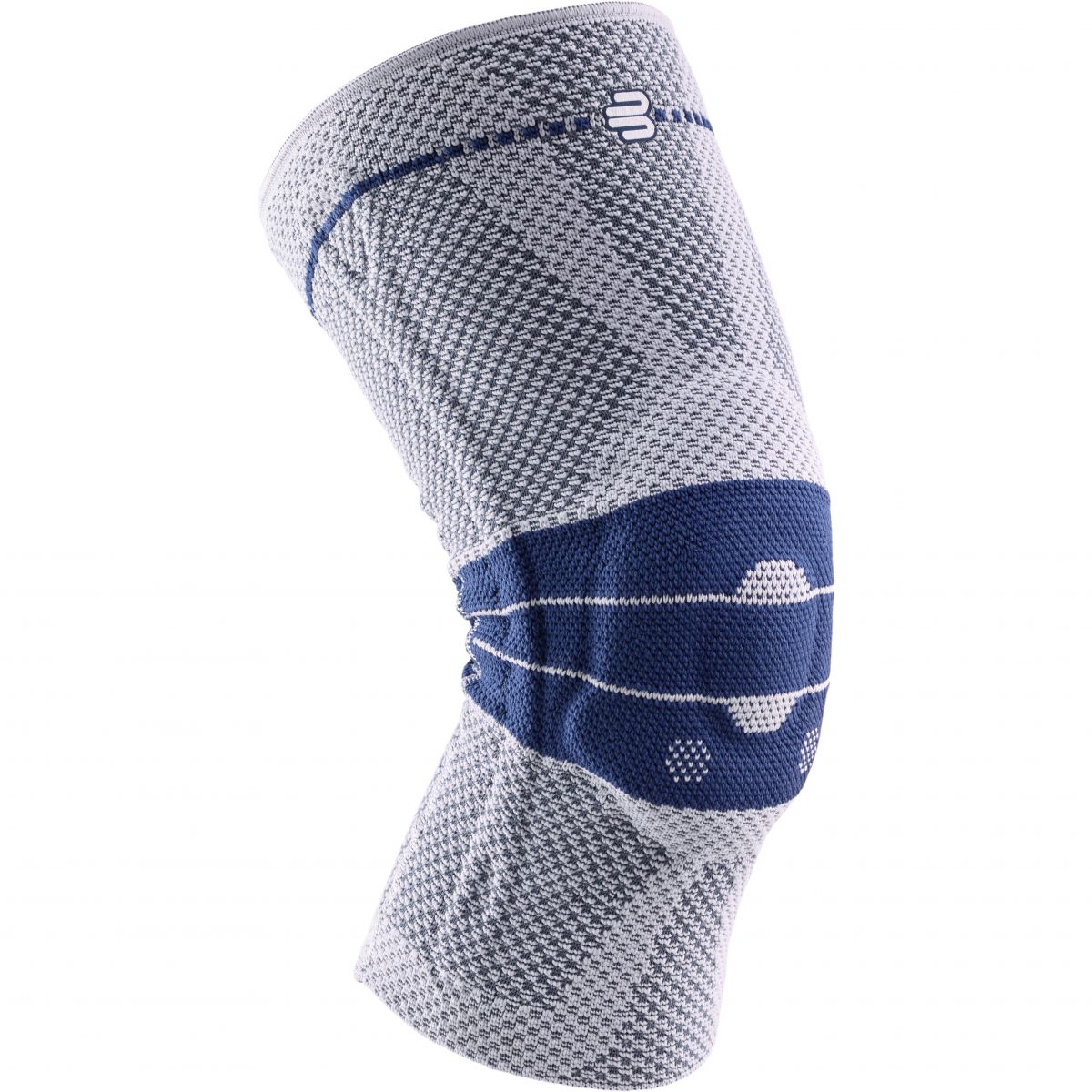 Bauerfeind GenuTrain 8, Kniebandage m. Silikonband, blau — 2