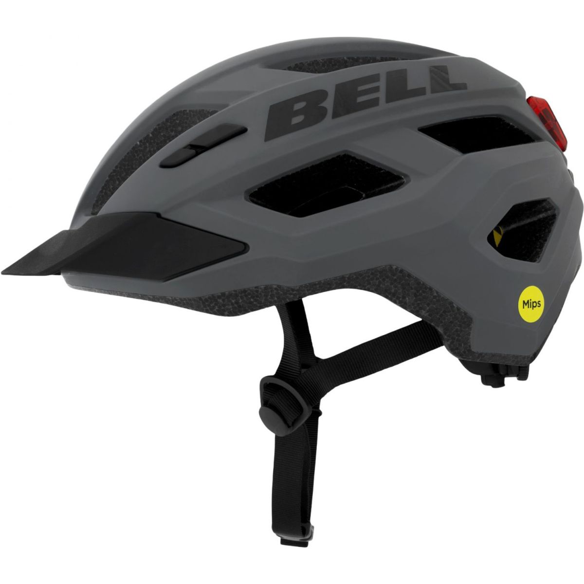 Bell Kick LED Mips, Fahrradhelm, grau