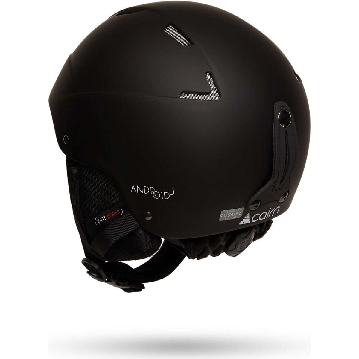 Cairn Android, Skihelm, Junior, mat black — 2