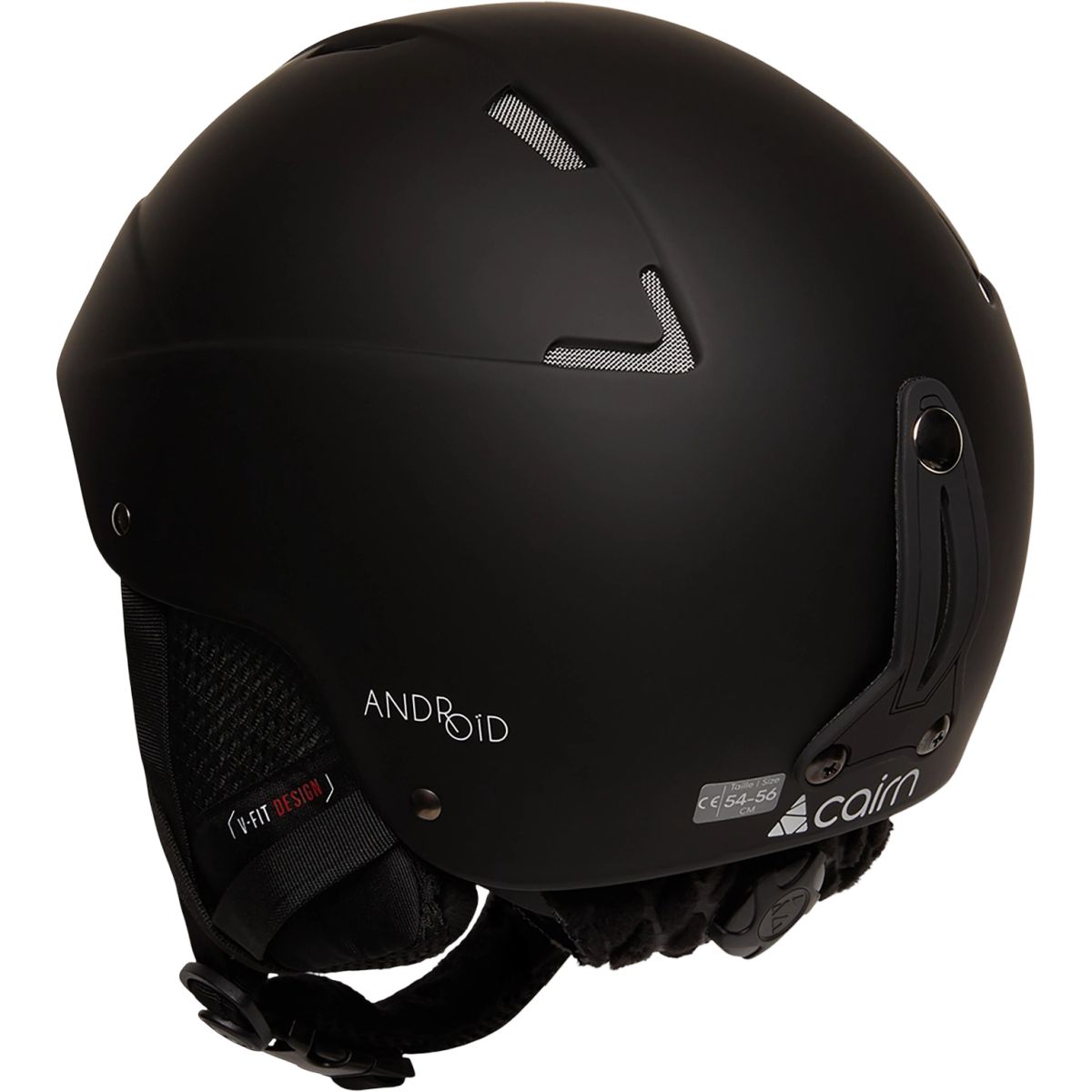 Cairn Android, Skihelm, matt schwarz — 2
