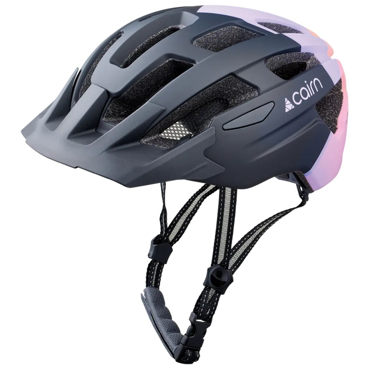 Cairn Prism XTR II, Fahrradhelm, schwarz/helllila