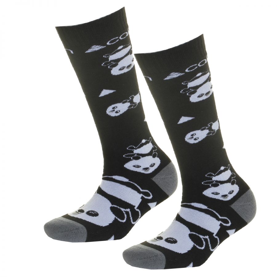Cairn Spirit, Skisocken, 2er-Pack, Kinder, Black Panda