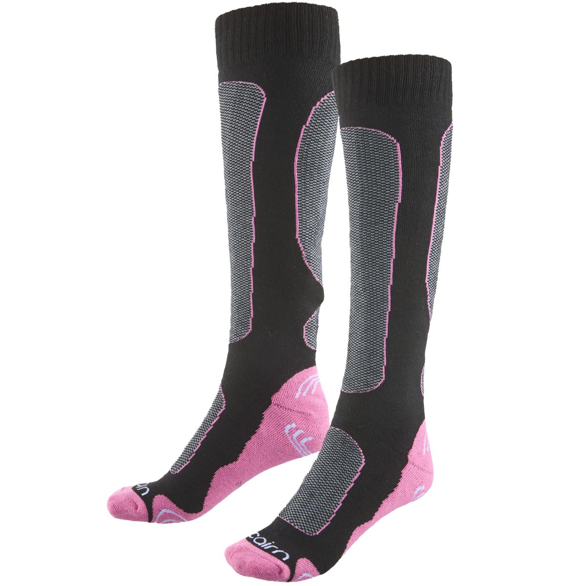 Cairn Spirit, Skisocken, schwarz/pink — 2