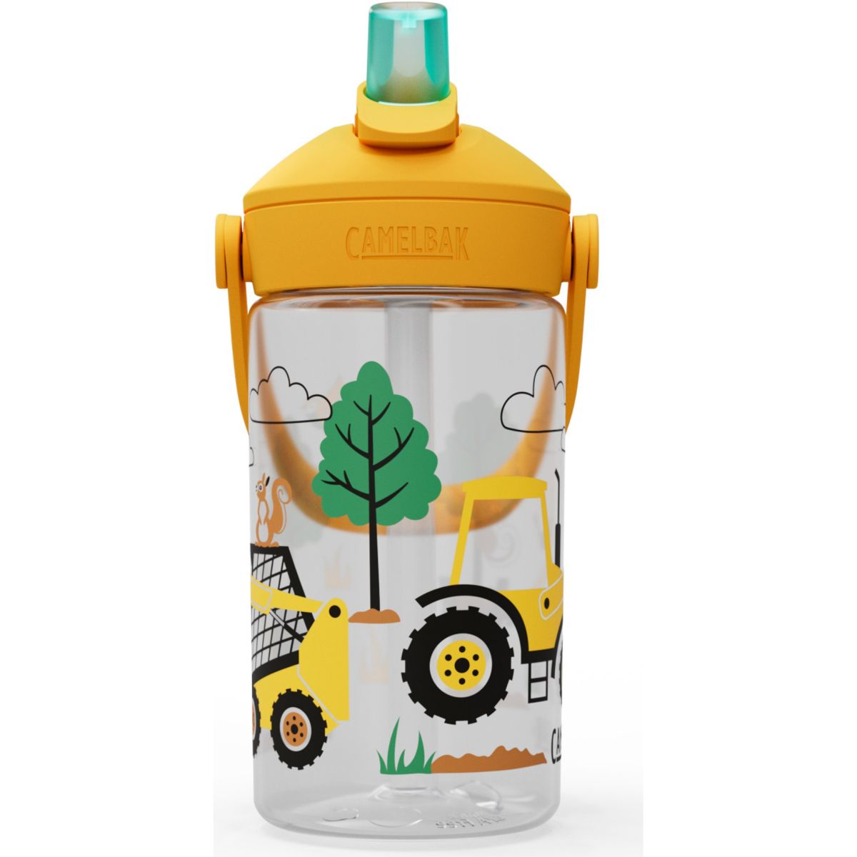 Camelbak Thrive Flip Straw Kids 400ml, Kinderflasche, Traktoren und Bäume — 2