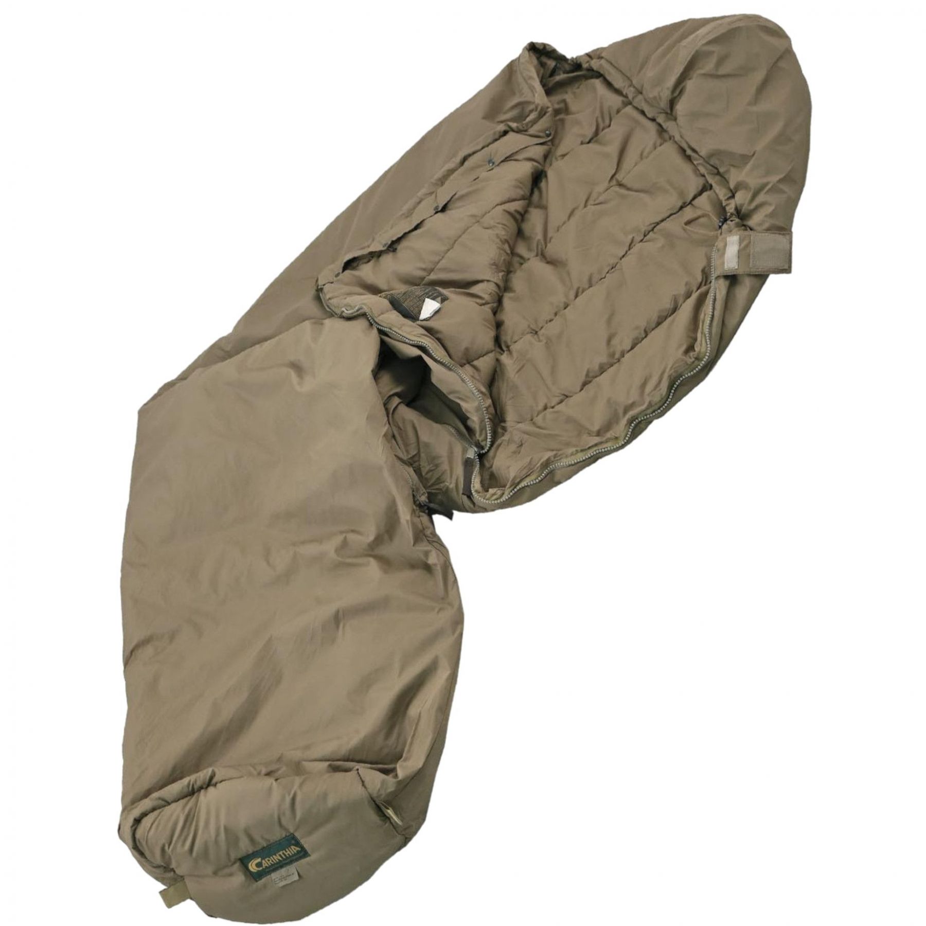 Carinthia Tropen 200 mit Moskitonetz, Schlafsack, braun