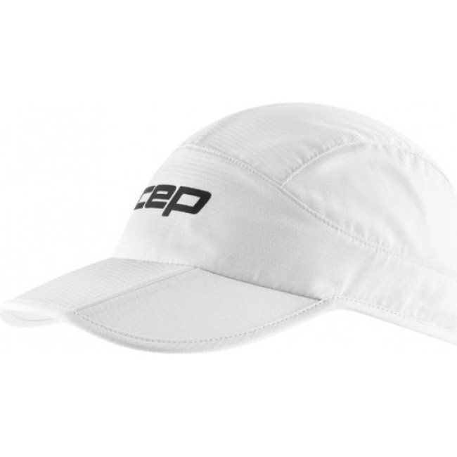 CEP Core Run Foldable Cap, Laufkappe, weiß
